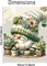 Gnome Succulents Paint by Numbers for Adults,Cute Gnomes Paint by Number for Adults Beginner,Easy Paint by Number Canvas for Relax and Home Wall Decor 16X20 Inch(Without Frame)